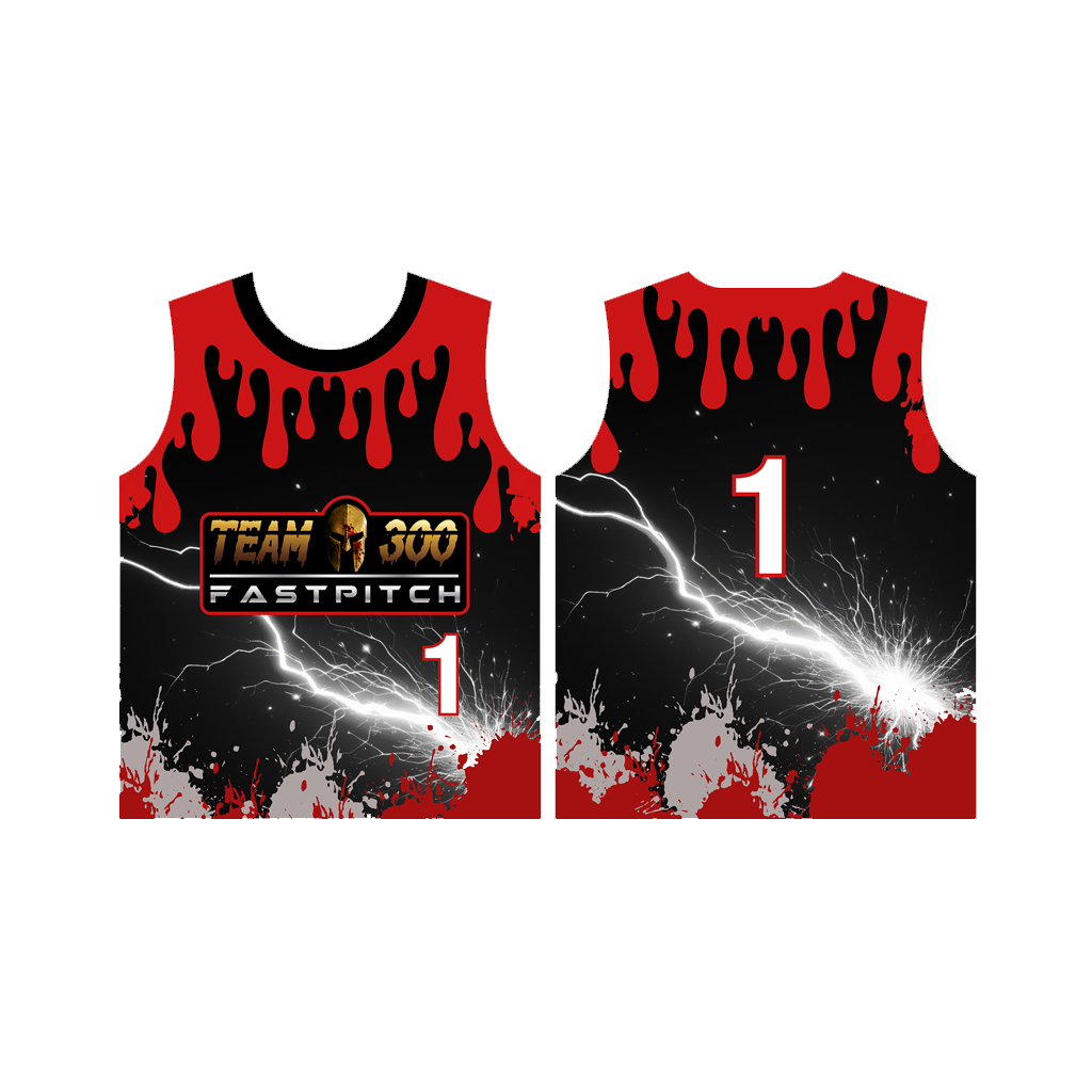 Team 300 Fastpitch practice shirt